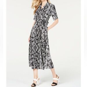 Calvin Klein wrap maxi dress